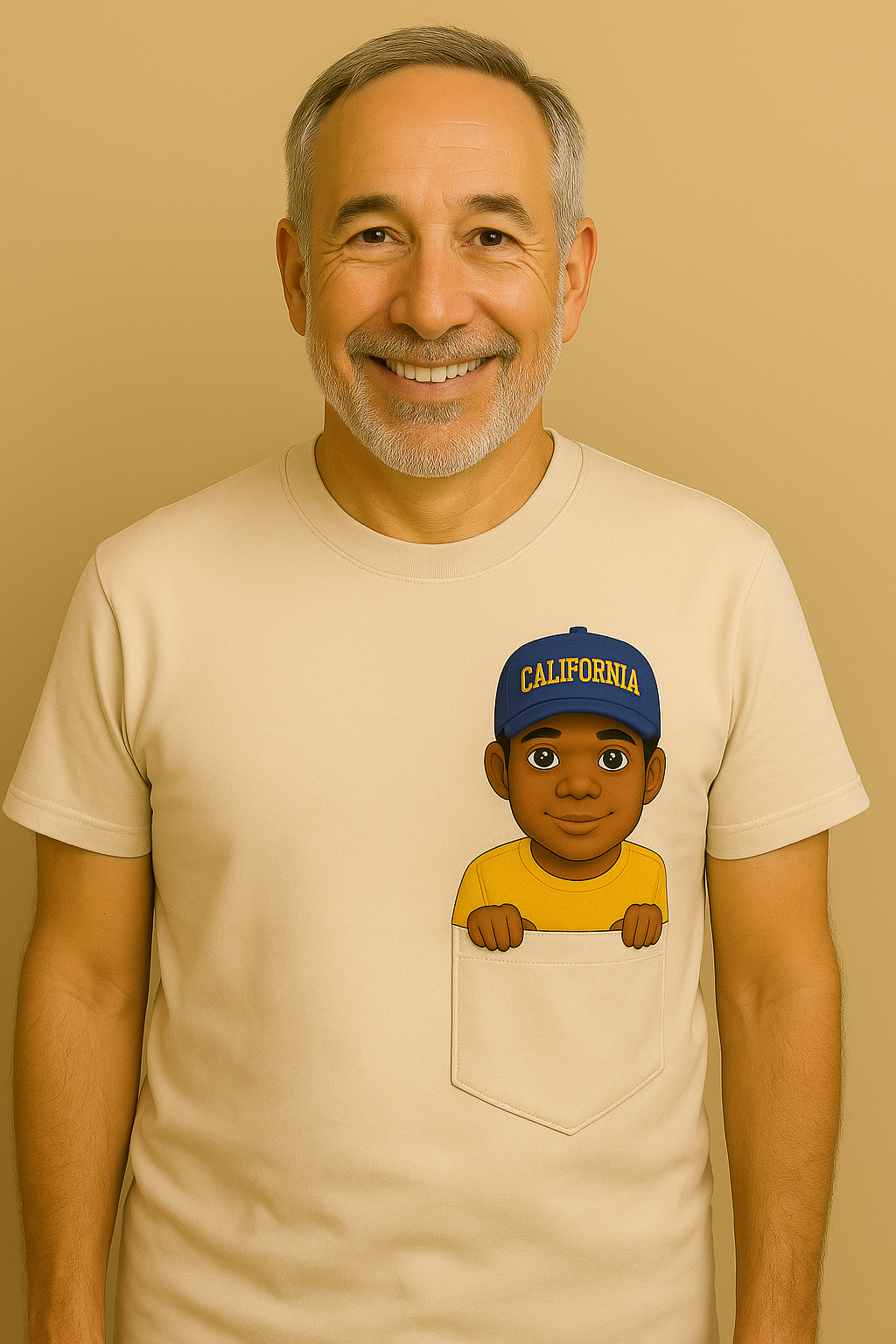 Classic Pocket Person Tee - California