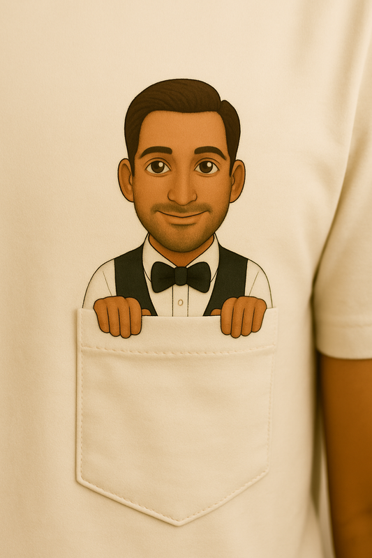 Classic Pocket Person Tee - The Waiter/Bartender