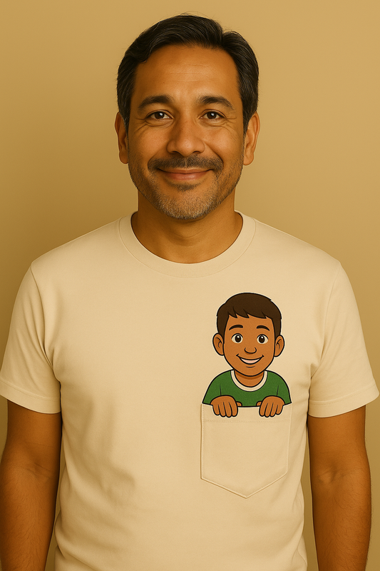 Classic Pocket Person Tee - Soccer Player