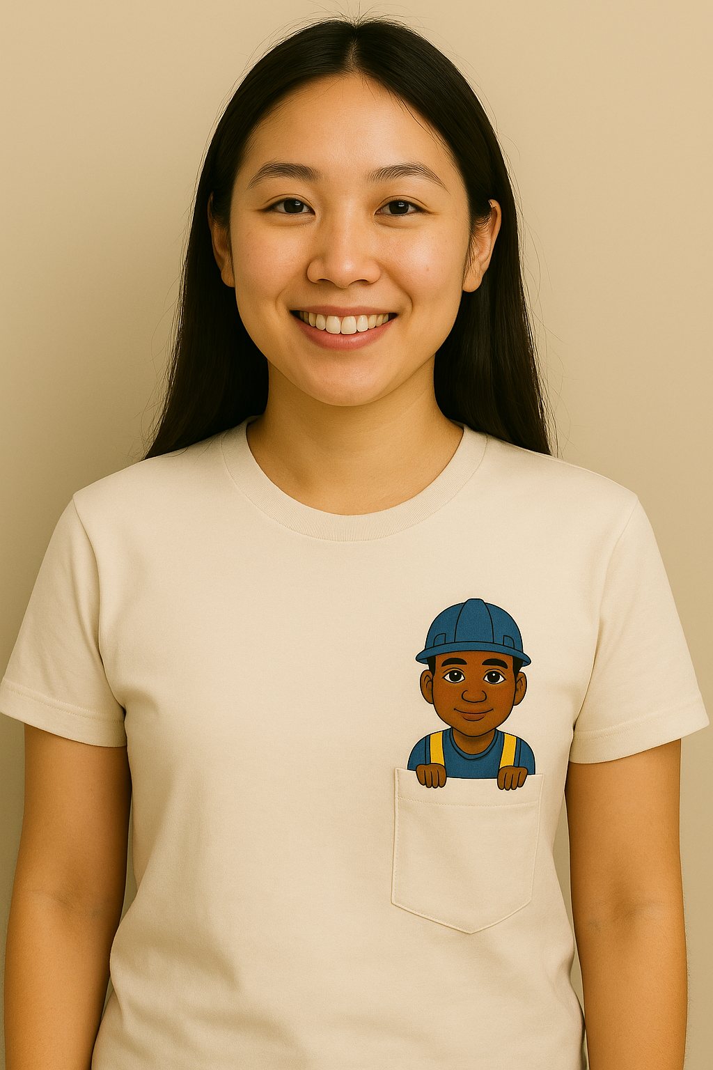 Classic Pocket Person Tee - Civil Engineer