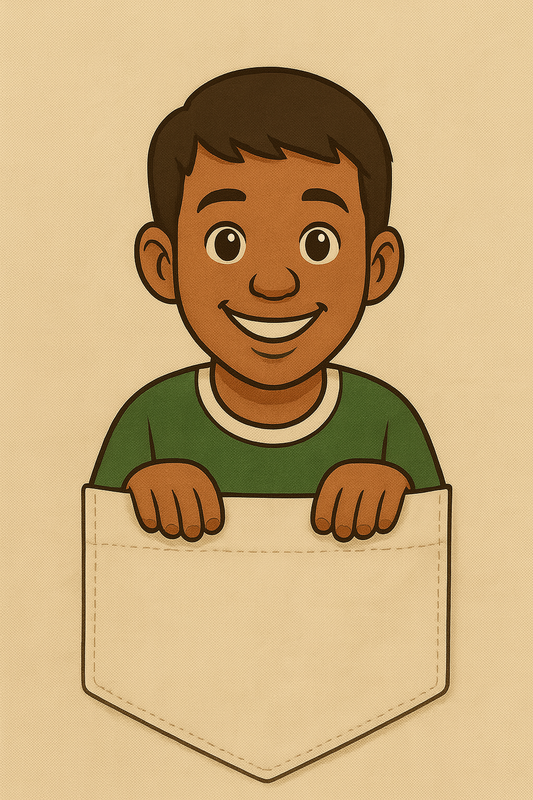 Classic Pocket Person Tee - Soccer Player