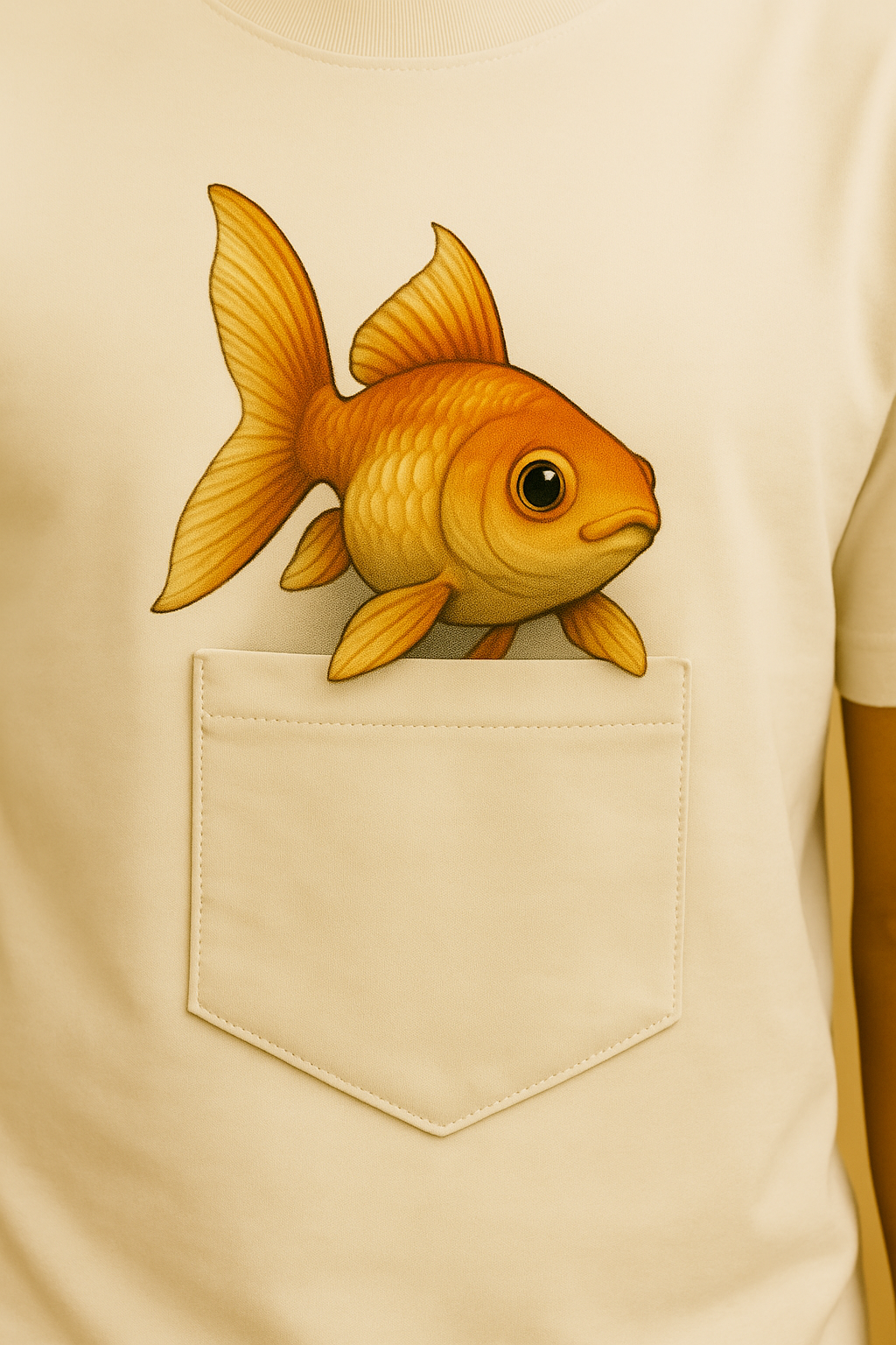 Classic Pocket Person Tee - Goldfish