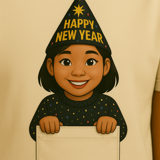 Classic Pocket Person Tee - New Year's