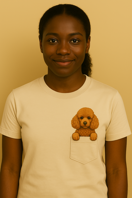 Classic Pocket Person Tee - Poodle