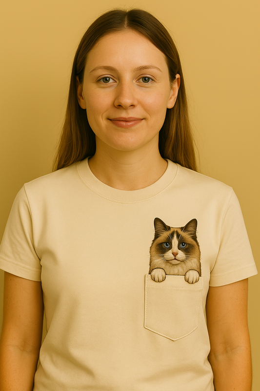 Classic Pocket Person Tee - Ragdoll